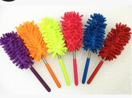 Wholesale Manufacturer of retractable dust duster chenille vehicle dust dust washing brush Mini duster Free Shipping