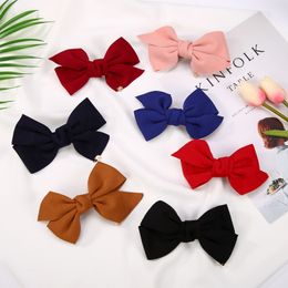 Hair bow Hot sale women hair accessories china supplier popular wholesale cheap butterfly hair clips graceful personalized custom