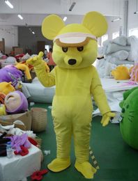 2020 Discount factory sale yellow mouse Cartoon Character Costume mascot Custom Products custom-made free shipping