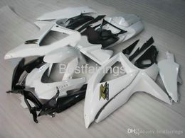 White black OEM fairing kit for SUZUKI GSXR600 GSXR750 2008 2009 2010 fairings GSXR 600 750 08 09 10 Injection Moulding BA11