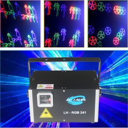 -Illda Firefly 2 Watt RGB Full Color Animation L'illuminazione laser con scheda SD Effetto fuochi d'artificio