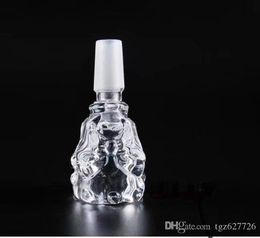 Transparent Wholesale Glass Bongs Blister Head, Oil Burner Water Pipes Glass Pipe Rigs Smoking