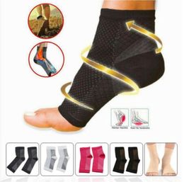 Foot Anti Fatigue Compression Foot Sleeve Ankle Support Running Cycle Basketball Sport Socks Outdoor Men Ankle Brace Sock