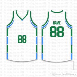 Top Custom Basketball Jerseys Mens Embroidery Logos Jersey Free Shipping Cheap wholesale Any name any number Size S-XXL 8250
