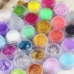 36 colori Glitter ombretto ombretto ombretto trucco lucido glitter sciolte in polvere per ombretto trucco cosmetico pigmento