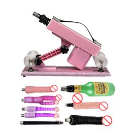 Powerful Sex Machine Gun For Man Woman Automatic Love Machines with Masturbation Cup and Dildo Accessories Couples Sex toys