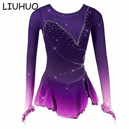 LIUHUO Figure skating dress sexy lady belly Dance Costumes ice skating outfits Skirts for skating Dance