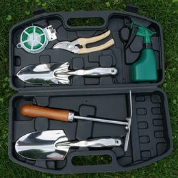 Freeshipping7Pcs/Set Garden Hand Tool Set Flower Garden Supplies Flower Gardening Tools Garden Non-Slip Handle Home Multi-Func