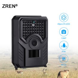 BOBLOV 12MP Night Vision Hunting Camera 49Pcs IR Leds 110°PIR Angle Trail Camera