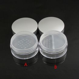 50G Powder Compact Can Powder Puff Grid Filling Packing Boxes Talcum Powder Box fast shipping F20171787