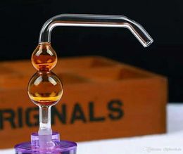 Gourd glass slide Glass bongs Oil Burner Glass Water Pipe Oil Rigs Smoking Rigs Free