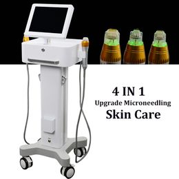 Two handles body facial Fractional RF Microneedle Machine Acne Treatment Wrinkle Removal beauty equipment for spa