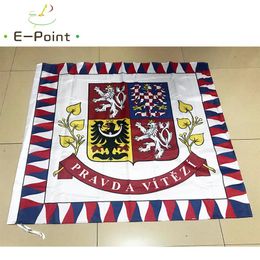 Flag of the President of the Czech Republic 120cm*120cm Polyester Flag Banner decoration flying home & garden flag Festive gifts