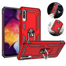 Armor case Rotating Metal Ring Holder Kickstand Shockproof Cover for SAMSUNG Galaxy A50 A70 A70E A70S A60 M40 A80 A90 5G A908 A2 Core A260