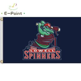 MiLB Lowell Spinners Flag 3*5ft (90cm*150cm) Polyester Banner decoration flying home & garden Festive gifts