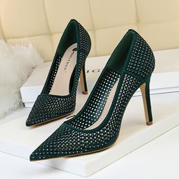 Hot Sale- heels escarpins sexy hauts talons glitter heels zapatos fiesta mujer elegante wedding shoes zapatos de mujer high heels shoes