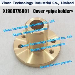 X198D776H01 edm Lower Cover (Pipe holder) for Mitsubishi H1/HA/FX/SX/CX machine X198-D776-H01 Brass Lower Pipe Holder