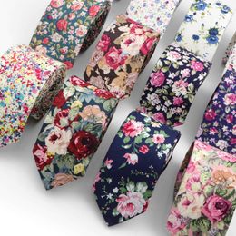 Хлопковый цветочный галстук мужские красочные цветочные галстуки галстуки узкие тонкие худые суки узкие толстые галстуки