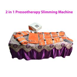 2 in 1 Infrared light air pressure pressotherapy body counturing wave massage fat removal spa equipment