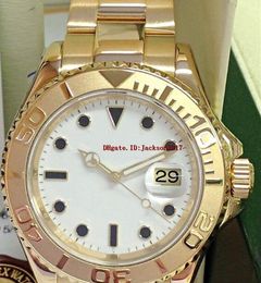 Original box certificate Mens Watches 16628 40mm Yellow Gold White Dial Asia 2813 movement automatic