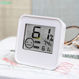 Digital Thermometer Hygrometer LCD Display Indoor temperature Sensor & humidity Meter Moisture Meter Green & White DC205 in retail box