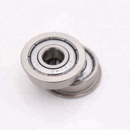 100pcs/lot F605ZZ F605Z F605 Z ZZ F605-ZZ 5x14x5 mm flanged Ball Bearing deep groove ball bearing 5*14*5mm double metal shielded