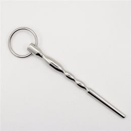 130 mm Stainless Steel Sounding Penis Plugs,Urethral Block Sound Toys Male Chastity Device Urethra dilators Masturbator Products