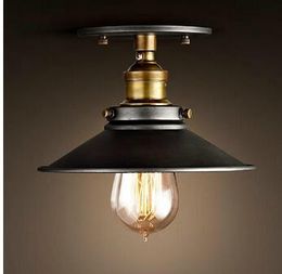 Vintage ceiling lamps American style copper lamps ceiling lamp personality simple country balcony lamp Home lighting corridor
