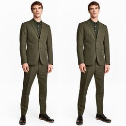 2019 New Men Wedding Tuxedos 2 Pieces Peaked Lapel Groom Wear Custom Made Best Men Formal Blazer Suits