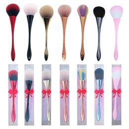 Small Waist Brush Design Hand Nail Soft Dust Cleaner Cleaning Acrylic UV Gel Powder Removal Manicure Tools makeup Blush brushes 20