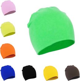 New pattern Popular Children's Cap Baby's pure color hat Autumn and Winter Children's hat Infant's cotton hats T6G6004