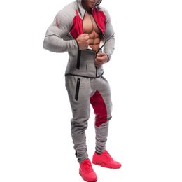 Fashion-Mens Bodybuilding Pants Gym Workout Jogger Pants Sport Athletic Slim Fit Sweatpants Men Chandal Hombre Gorilla Wear Animal