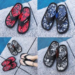 good quality designer Brand sandals men sandals striped sandals black red speckle slippers flip flops summer Wading shoes Beach slippers