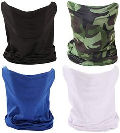 4 Pack of Scarf 2020 Seamless Beanie Snood Headwear Neck Bandana Scarf Tube Mask Cap Muffler Anti-UV Bandana Scarves Neck Gaiter