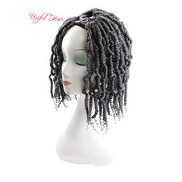 BOMB TWIST T color Spring Twists Synthetic Crochet Hair Extensions 18 inch Ombre Crochet Braids Curly Bomb Twist Braiding Hair Afro Women
