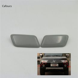 Front Bumper Headlight Washer Jet Nozzle Cover Cap For Mitsubishi Pajero Montero Sport 2008-2014