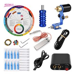 Motor Set Machine Tattoo Professional Cartridge Pen Motor Starters Kit Professional Complete Machines Cartridge Rotary Tattoo Tools