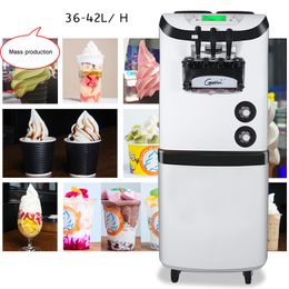 The most popular commercial vertical ice cream machine genuine special offer three Flavour ice cream maker for sale