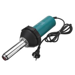 Freeshipping Plastic Hot Air Welder With Pencil Tip Nozzle And Flat Head And Pressure Roller Hot Air Welding Kit For Weldin