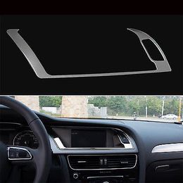 1pc Auto Interior Dashboard Navigation Covers trim fit for Audi A4 B8 2008-2015