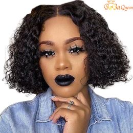 13x4 lace frontal water wave human hair wigs brazilian curly hair wigs pre pluck human ahir wigs