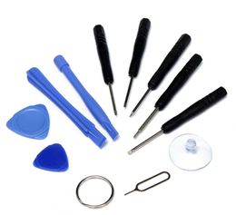 Professional 11 in 1 Cell Phones Opening Pry Repair Tool Kits Smartphone Screwdrivers Tools Set For iPhone Samsung HTC Moto Sony