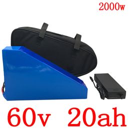 Free customs tax 60V Lithium battery 20AH electric bike 1000W 1500W 2000W scooter with charger
