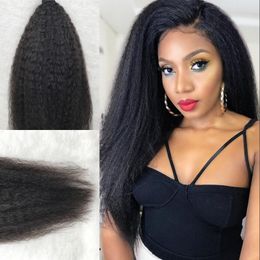 Peruvian Kinky Straight Human Hair Bulk For Braiding Natural Black Human Hair Braids Bulk 8-26 Inch In Stock FDSHINE