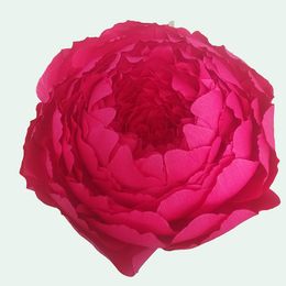Artificial Large Peony Paper Flowers Head Diy Home Decor Wedding Background Wall Party Photography Stage Decoration Fashion Crafts