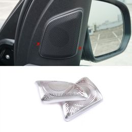 Car Styling A-pillar Loudspeaker Decoration Stickers Trim For Mercedes Benz GLE W167 GLS 2020 Interior Audio Speaker Modified