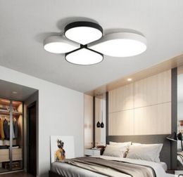 New LED ceiling Lights modern simple atmosphere living room lamp clover children bedroom lamp warm and romantic MYY