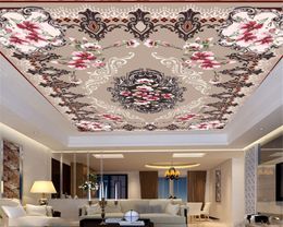 Custom Photo 3d Wallpaper Mural HD floral zenith Premium Atmospheric Interior Decoration Wallpaper
