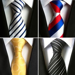 Fashion neck tie Stripe necktie 80 Colour 146*8cm Occupational shirt Necktie for Father's Day business tie Christmas Gift