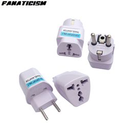 High Quality International Universal 2 Pin UK/US/AU To EU Plug Adapter Brazil Italy Travel Charger Electrical Plug Adaptor Converter Socket